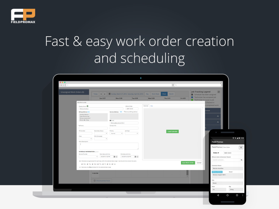screenshot of Field Promax